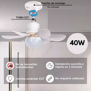 💡Foco Ventilador SMART LED